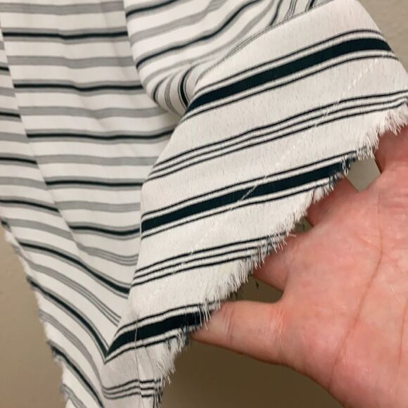 Faithfull the Brand Striped Off Shoulder Top Sz 4 - Picture 6 of 6